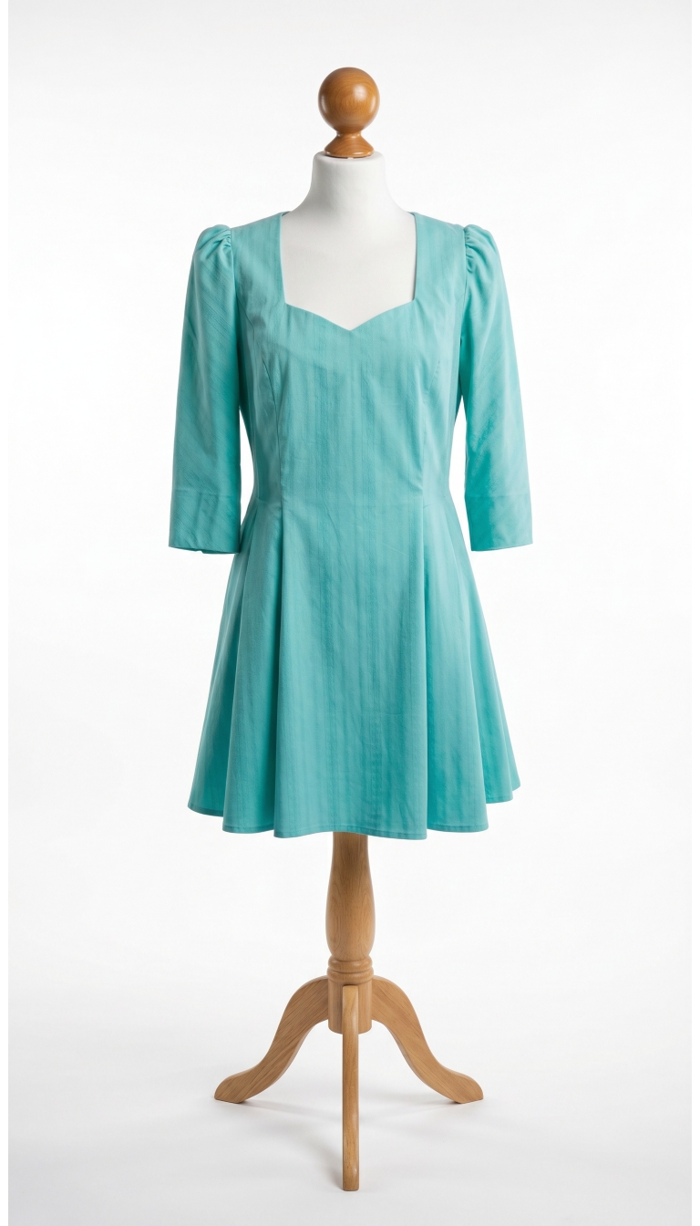 Türkises Kleid