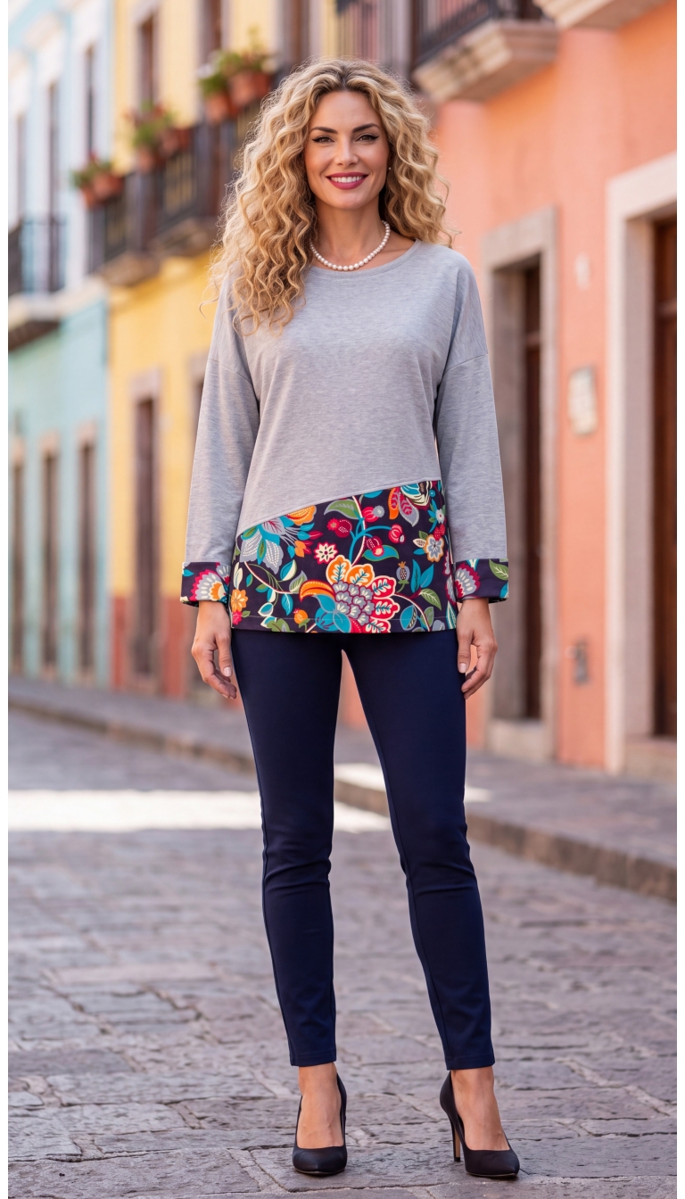 Bluza Notte Fiorita