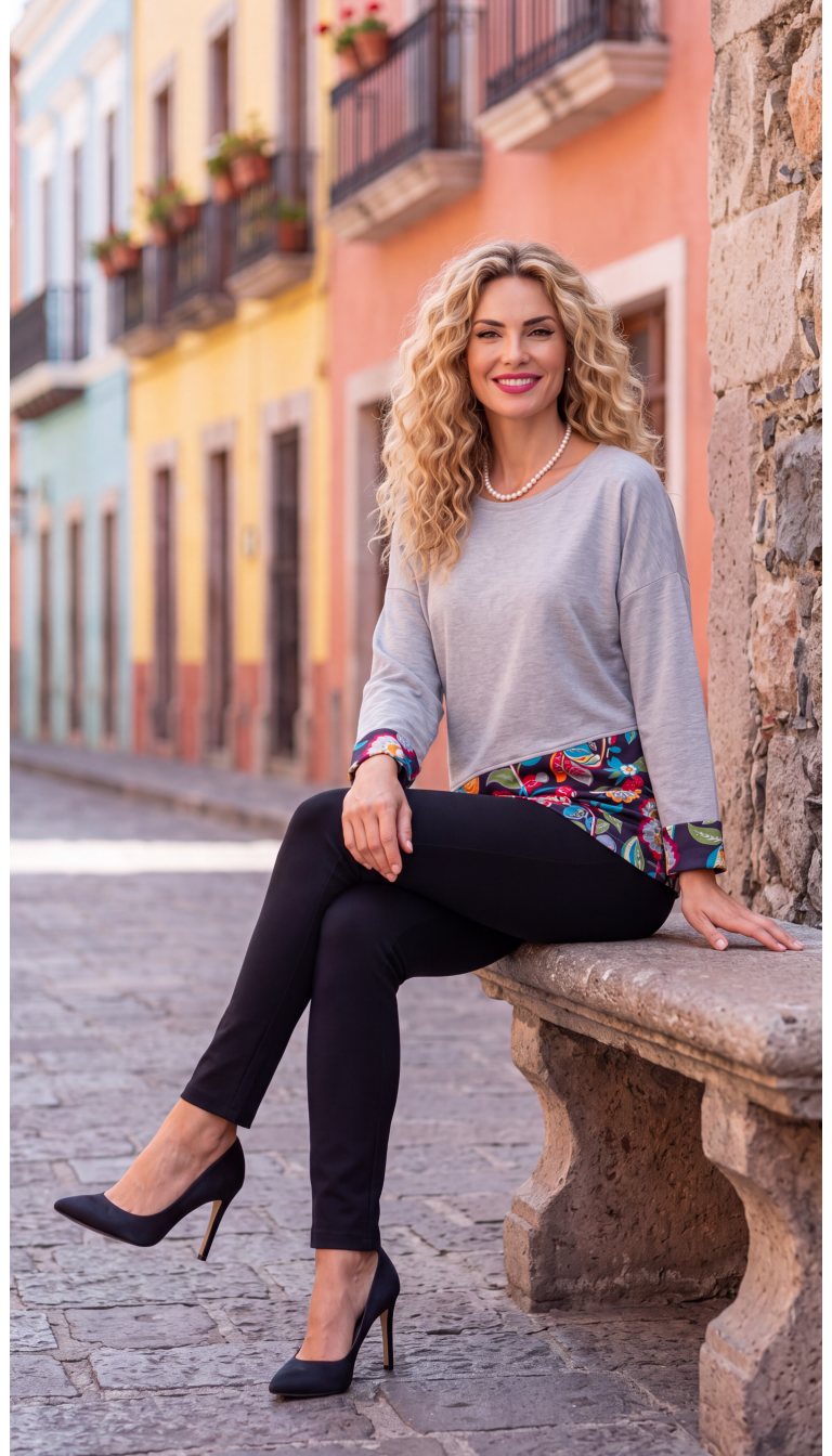 Bluza Notte Fiorita